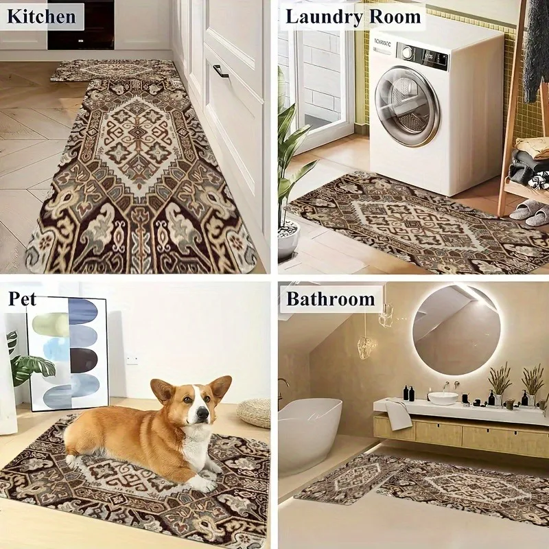 1PC Bohe Styles Pattern Kitchen Rug Non-Slip Door Mats Pop design Bathroom Rug Bath Mat Carpet for Home Sink Laundry Decor
1PC Bohe Styles Pattern Kitchen Rug Non-Slip Door Mats Pop design Bathroom Rug Bath Mat Carpet for Home Sink Laundry Decor