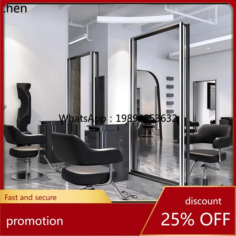 YFY barber shop hair cutting mirror table hair shop base mirror single and double-sided floor mirror hair cutting salon
YFY barber shop hair cutting mirror table hair shop base mirror single and double-sided floor mirror hair cutting salon