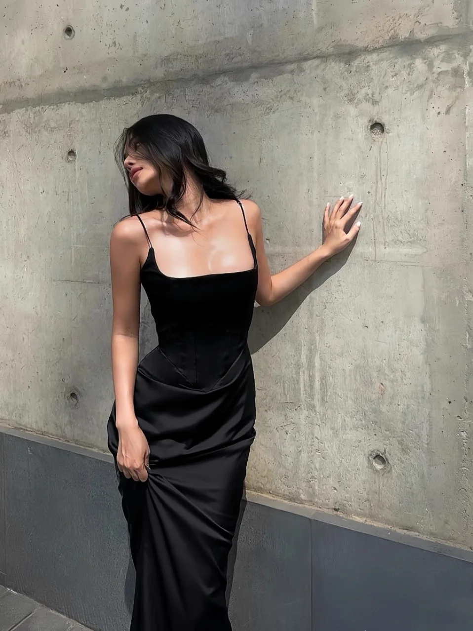 Elegant Black High-end Evening Dress Slimming Design Mermaid Sleeveless Red Carpet Formal Dinner Party Woman Cocktail Prom Gowns
Elegant Black High-end Evening Dress Slimming Design Mermaid Sleeveless Red Carpet Formal Dinner Party Woman Cocktail Prom Gowns