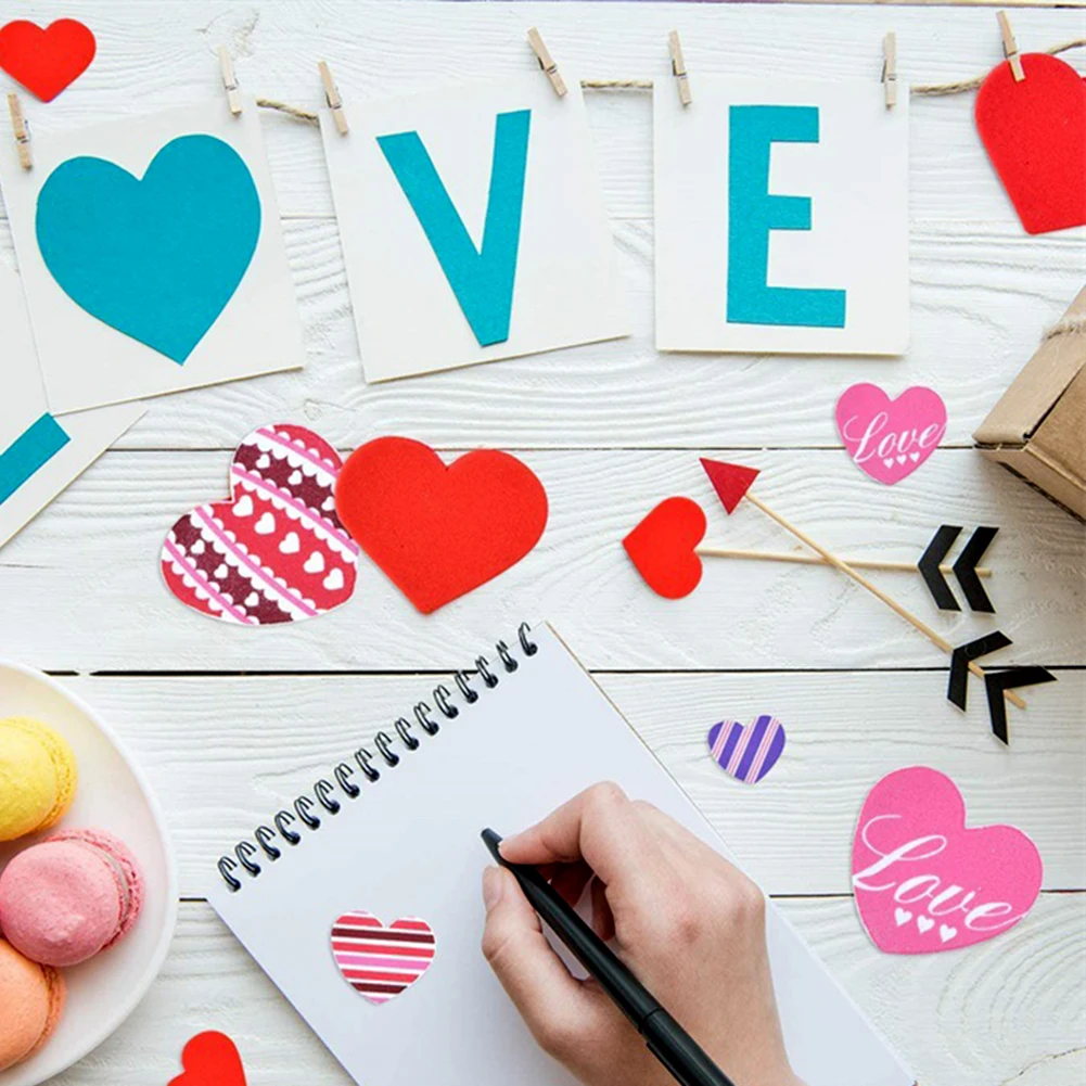 716 Pieces Foam Heart Stickers Sweet Easy DIY Adhesive Heart Foam Stickers Set For School Activities
716 Pieces Foam Heart Stickers Sweet Easy DIY Adhesive Heart Foam Stickers Set For School Activities