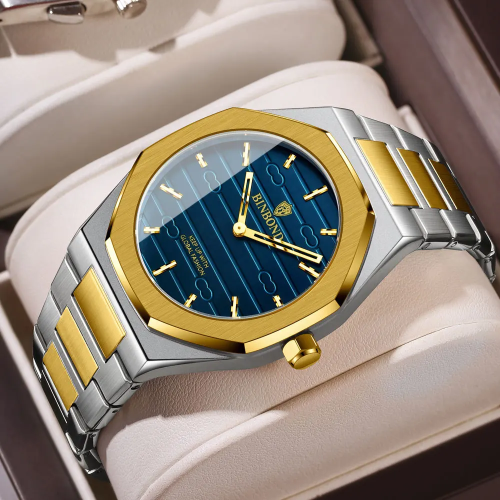 Ultra-thin Business Men's Watch Retro Golden Steel Band All-match Casual Niche Light Luxury High-end Fashion Quartz Watch
Ultra-thin Business Men's Watch Retro Golden Steel Band All-match Casual Niche Light Luxury High-end Fashion Quartz Watch