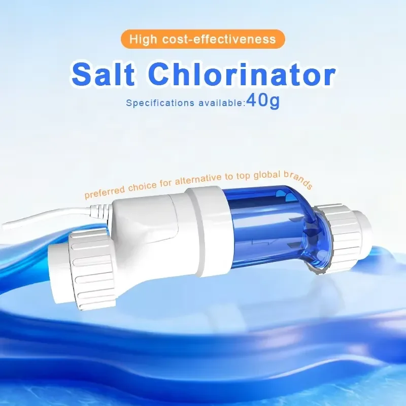 OEM ODM 40g\Up to 50000 Gallons Salt Chlorine Generator,High Quality Titanium-Platinum Electrolytic Cell Salt
OEM ODM 40g\Up to 50000 Gallons Salt Chlorine Generator,High Quality Titanium-Platinum Electrolytic Cell Salt