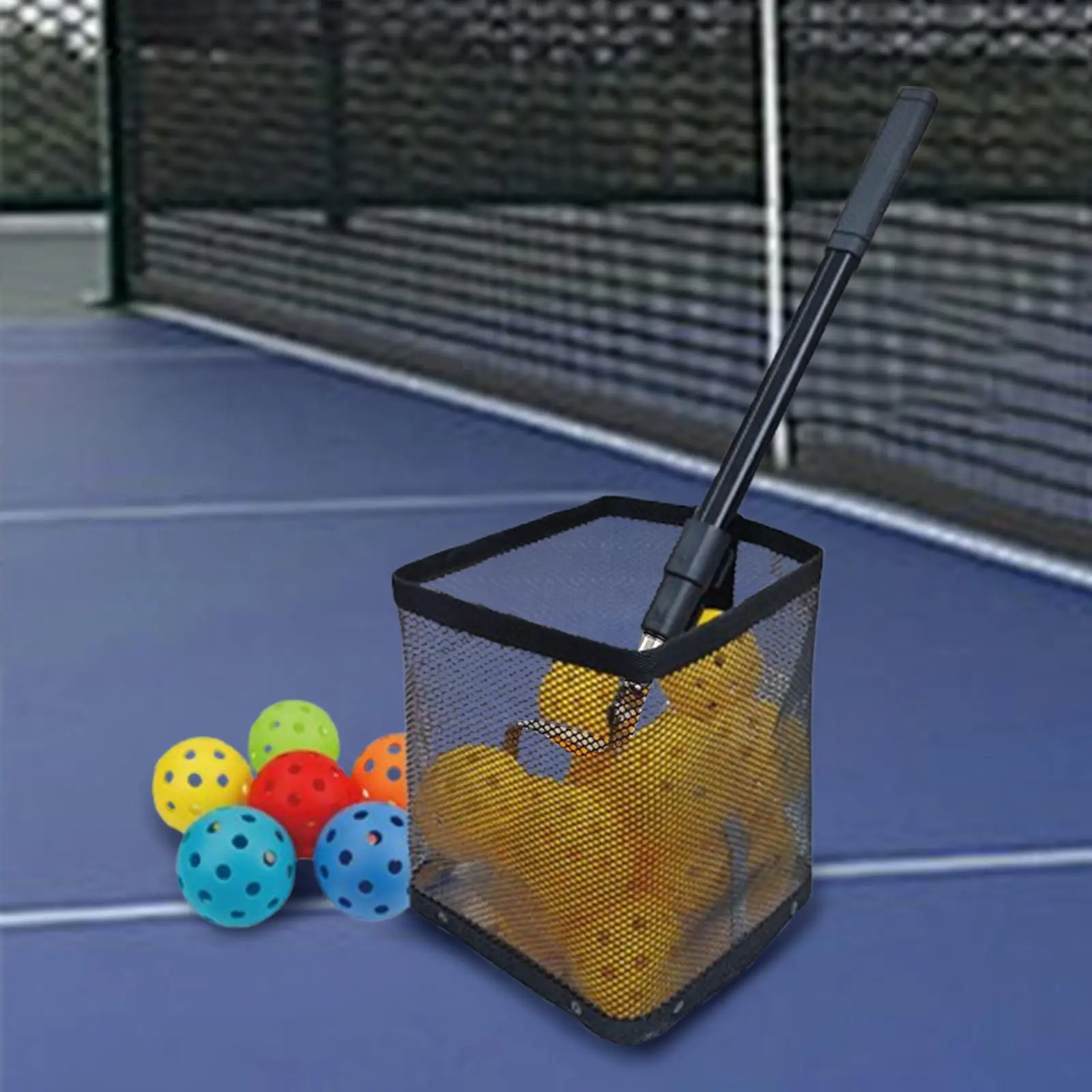 Pickleball Ball Retriever Container Tennis Ball Saver Holder for Training Tool Gym Practicing Outdoor Picking and Storage Balls
Pickleball Ball Retriever Container Tennis Ball Saver Holder for Training Tool Gym Practicing Outdoor Picking and Storage Balls