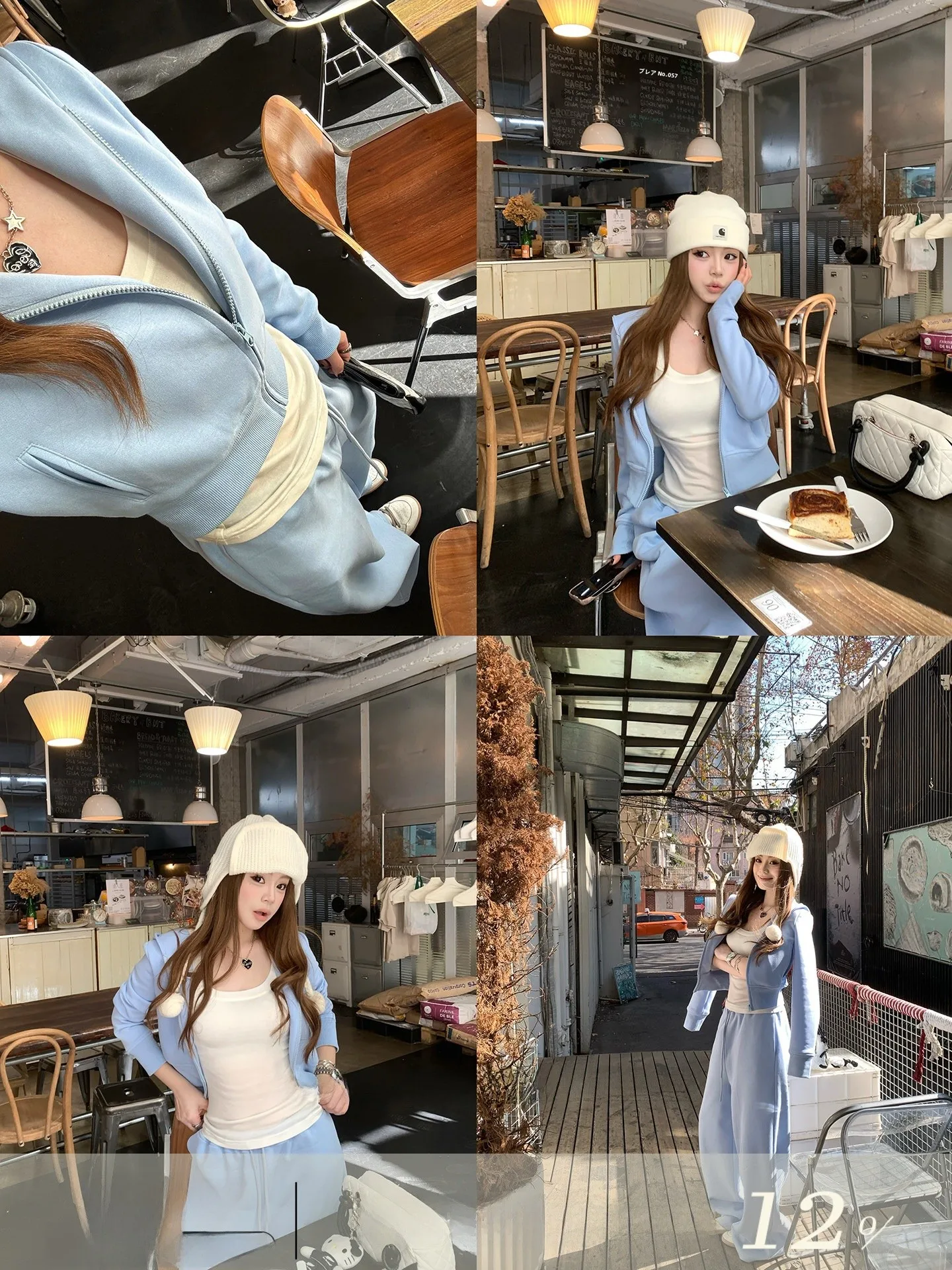 Blue Hoodie Set with Waist-Cinching Wide Leg Pants And Jaet by Changing Real Comfortable Spor Faionable Women's Ensemble
Blue Hoodie Set with Waist-Cinching Wide Leg Pants And Jaet by Changing Real Comfortable Spor Faionable Women's Ensemble