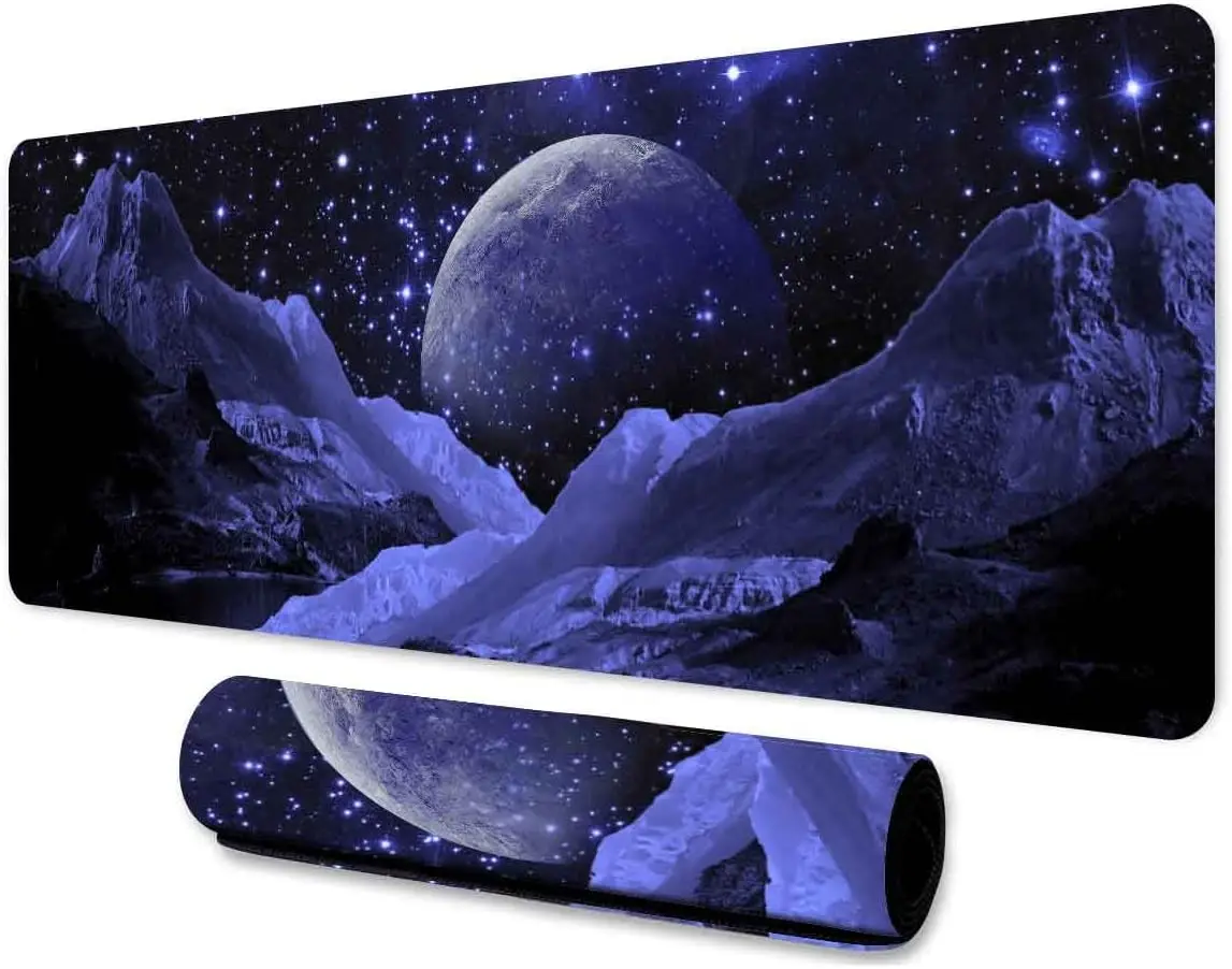 Большой игровой коврик для мыши 31,5x11,8x0,12 дюймов, фантастический космический планета, горный принт, нескользящий коврик для мыши для дома, офиса, игр, работы
Большой игровой коврик для мыши 31,5x11,8x0,12 дюймов, фантастический космический планета, горный принт, нескользящий коврик для мыши для дома, офиса, игр, работы