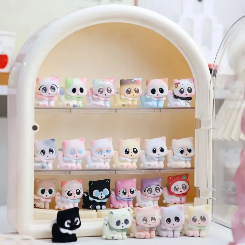 Pitty Kitty Arrival Blind Box Cute Cartoon Mini Flocked Doll Ornament Collectible Toy Desktop Decor Surprise Mystery Box Gifts
Pitty Kitty Arrival Blind Box Cute Cartoon Mini Flocked Doll Ornament Collectible Toy Desktop Decor Surprise Mystery Box Gifts