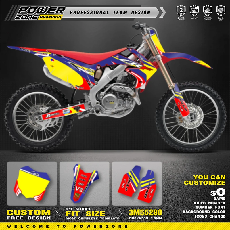 Powerzone Motorcycle Graphic Decal Stickers Kits For Honda CRF450 CRF450R 2009 2010 2011 2012 CRF250 CRF250R 2010-2012 2013 99
Powerzone Motorcycle Graphic Decal Stickers Kits For Honda CRF450 CRF450R 2009 2010 2011 2012 CRF250 CRF250R 2010-2012 2013 99