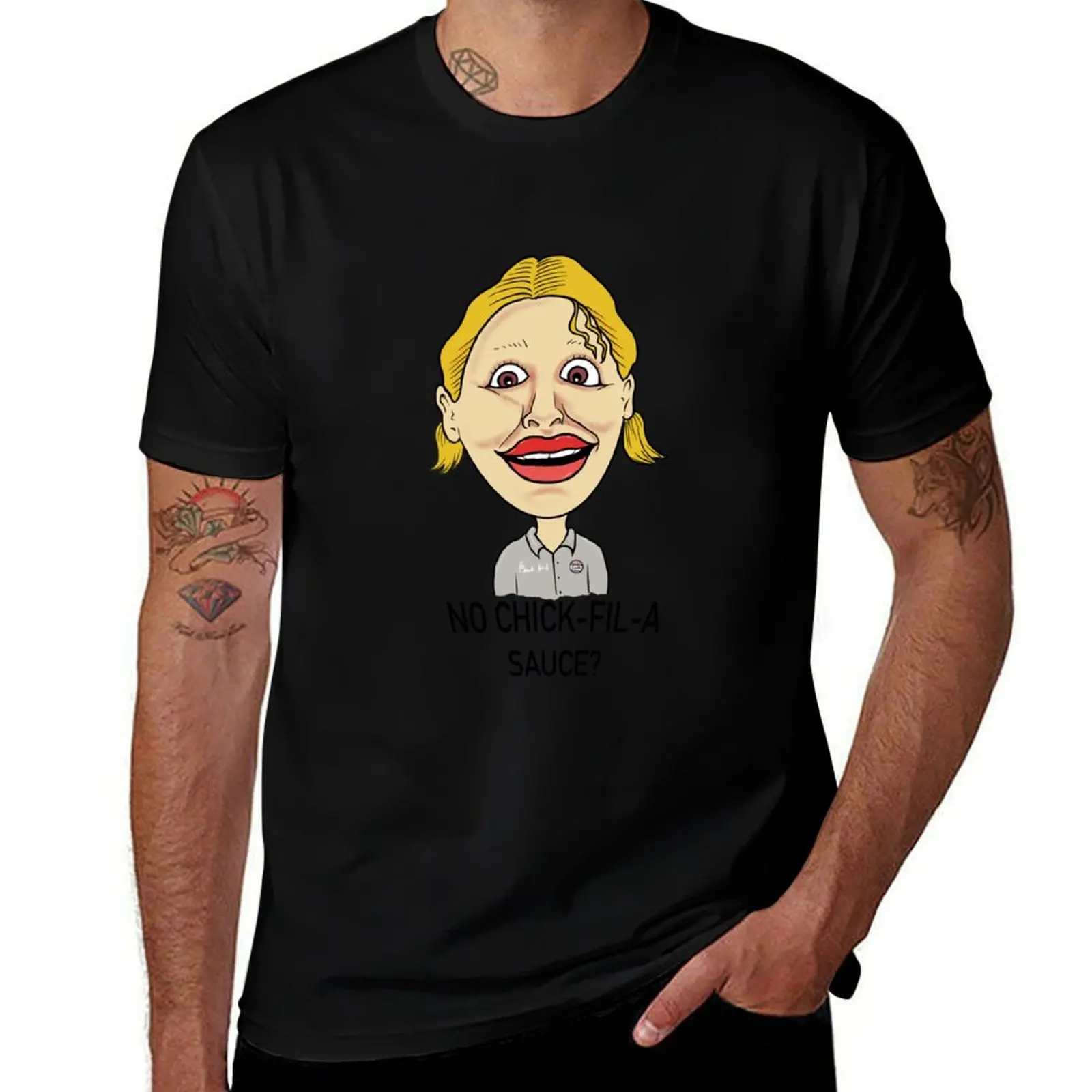 No chick fil a sauce girl T-Shirt t shirts for man pack cotton t shirts for man graphic funny
No chick fil a sauce girl T-Shirt t shirts for man pack cotton t shirts for man graphic funny