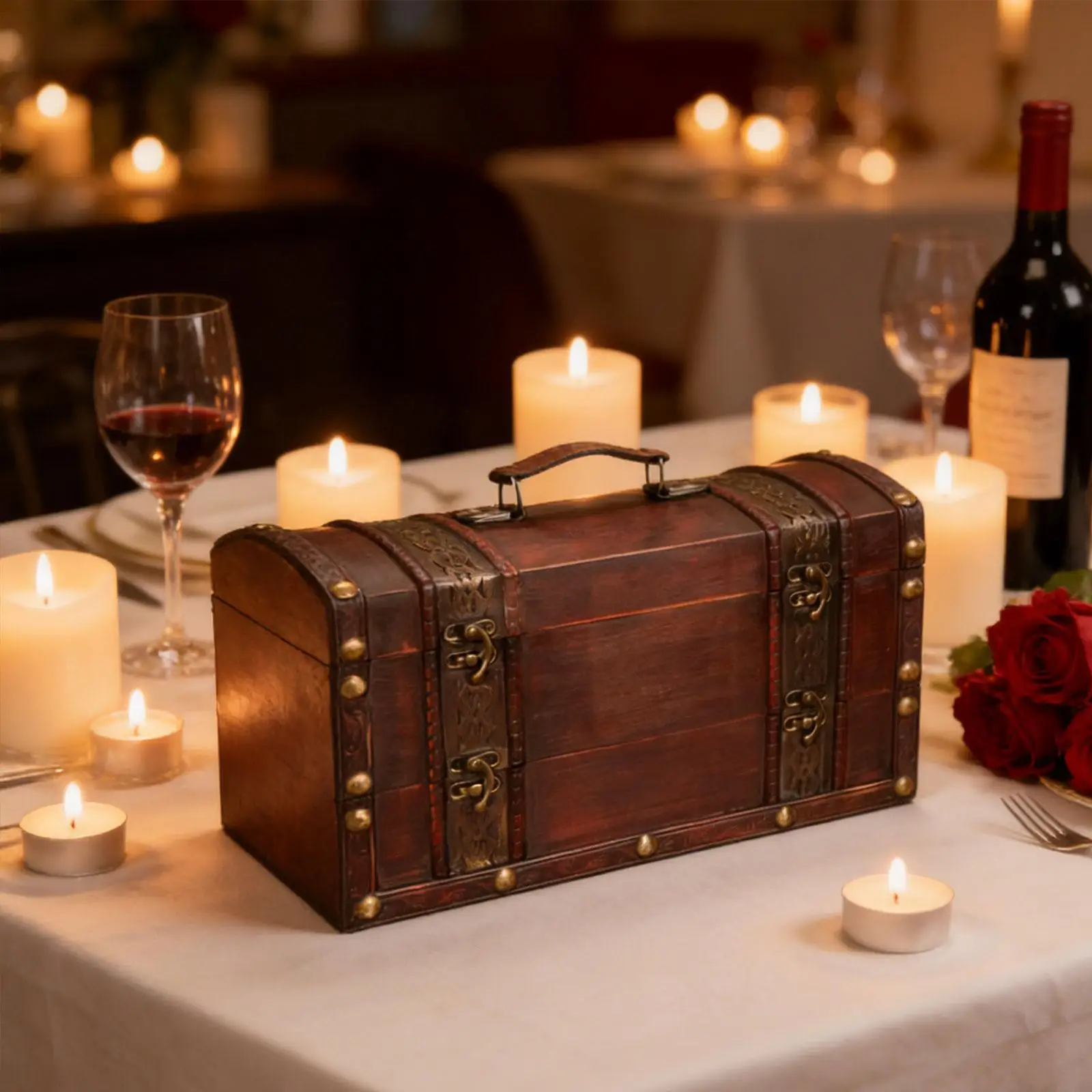 Portable Wine Carrier Box Wood Double Bottle Holder Wine Rack Bottle Holder for Wedding Anniversary Birthday Gift
Portable Wine Carrier Box Wood Double Bottle Holder Wine Rack Bottle Holder for Wedding Anniversary Birthday Gift