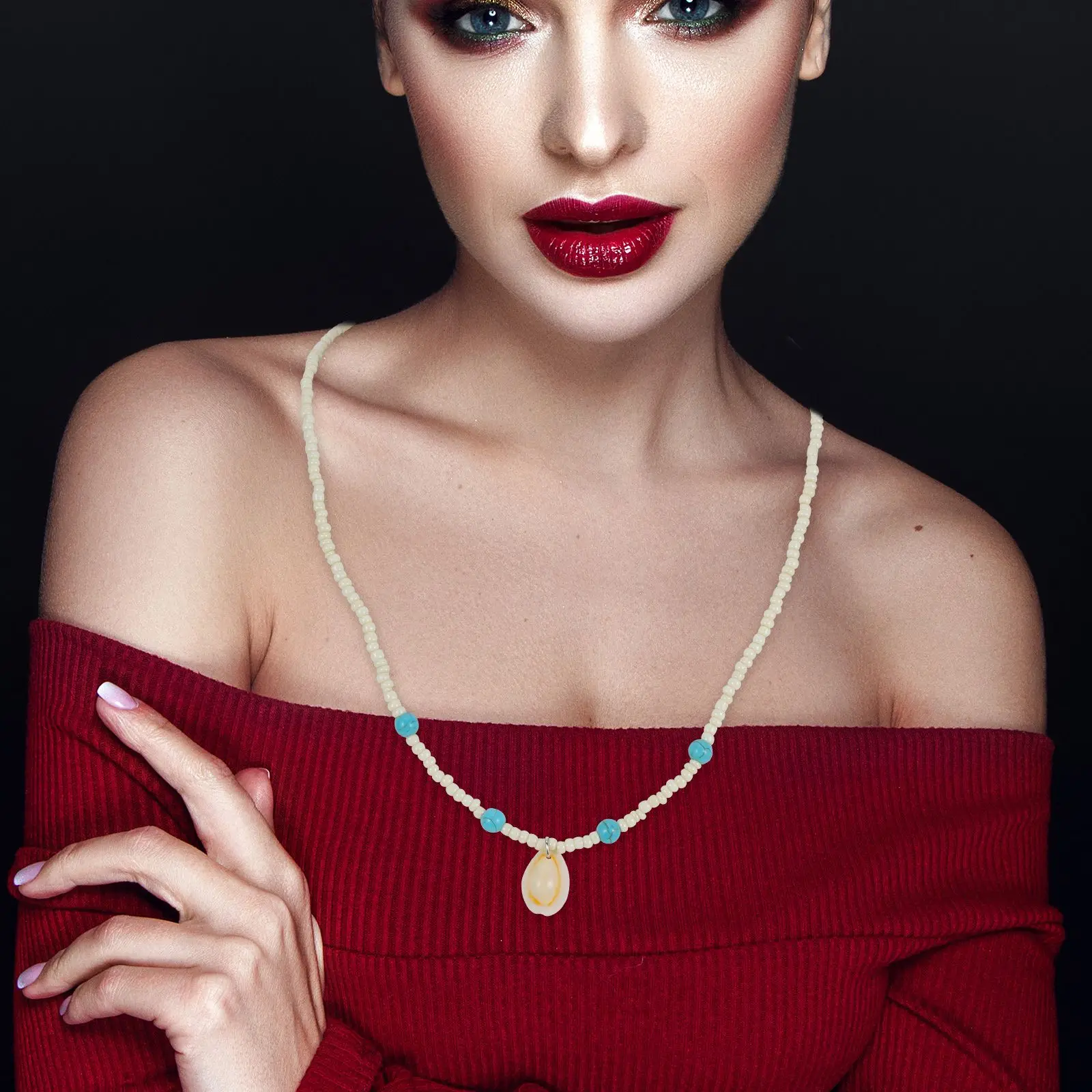 Conch Shell Necklace Elegant Fashion for Women Durable Wear Bohemian Style Beach Party Prom Vacation Bachelorette Night Out
Conch Shell Necklace Elegant Fashion for Women Durable Wear Bohemian Style Beach Party Prom Vacation Bachelorette Night Out