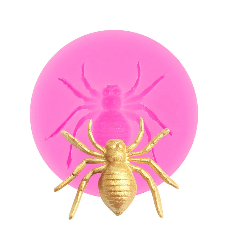 3D Insect spider Fondant Cake Silicone Mold Chocolate Clay Soap Resin Molds Biscuits Cupcake Wedding Decorating Baking Tools
3D Insect spider Fondant Cake Silicone Mold Chocolate Clay Soap Resin Molds Biscuits Cupcake Wedding Decorating Baking Tools