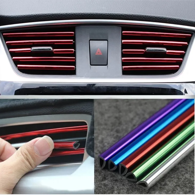 10 pcs Car Air Vent Strips Car Auto Styling Moulding Strip Tape Protective Trim Decoration Soft PVC Universal For Truck SUV
10 pcs Car Air Vent Strips Car Auto Styling Moulding Strip Tape Protective Trim Decoration Soft PVC Universal For Truck SUV