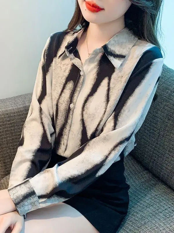 Casual Style Long Sleeve Women's Shirt Loose Fashionable Autumn 2026 New Design Printed Loose Top Elegant Personality
Casual Style Long Sleeve Women's Shirt Loose Fashionable Autumn 2026 New Design Printed Loose Top Elegant Personality