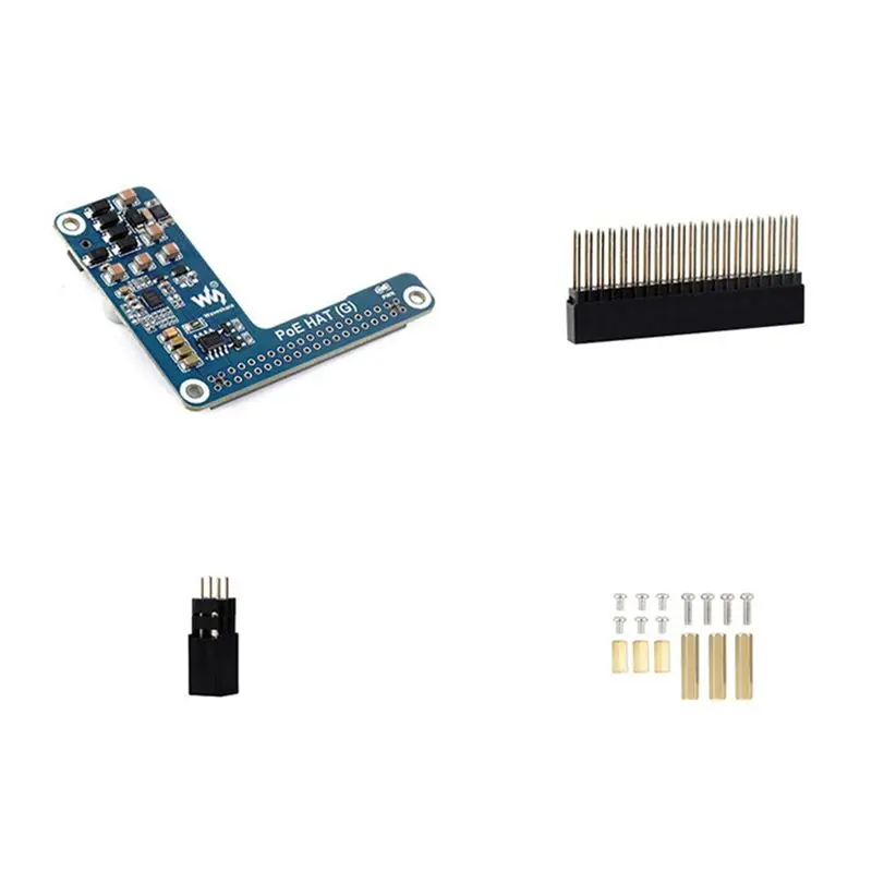 Waveshare Poe HAT(G) For Raspberry Pi 5 Power Over Ethernet Expansion Board 5V 5A Supports 802.3Af/At Network Standard For Rpi 5
Waveshare Poe HAT(G) For Raspberry Pi 5 Power Over Ethernet Expansion Board 5V 5A Supports 802.3Af/At Network Standard For Rpi 5