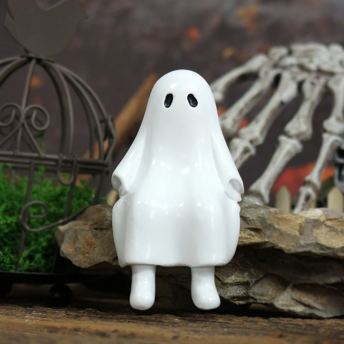 Sitting White Ghost Resin Ornament - 3.18 Inch Cute Little Ghost Bonsai Accessory, Outdoor Garden Gardening Statue
Sitting White Ghost Resin Ornament - 3.18 Inch Cute Little Ghost Bonsai Accessory, Outdoor Garden Gardening Statue