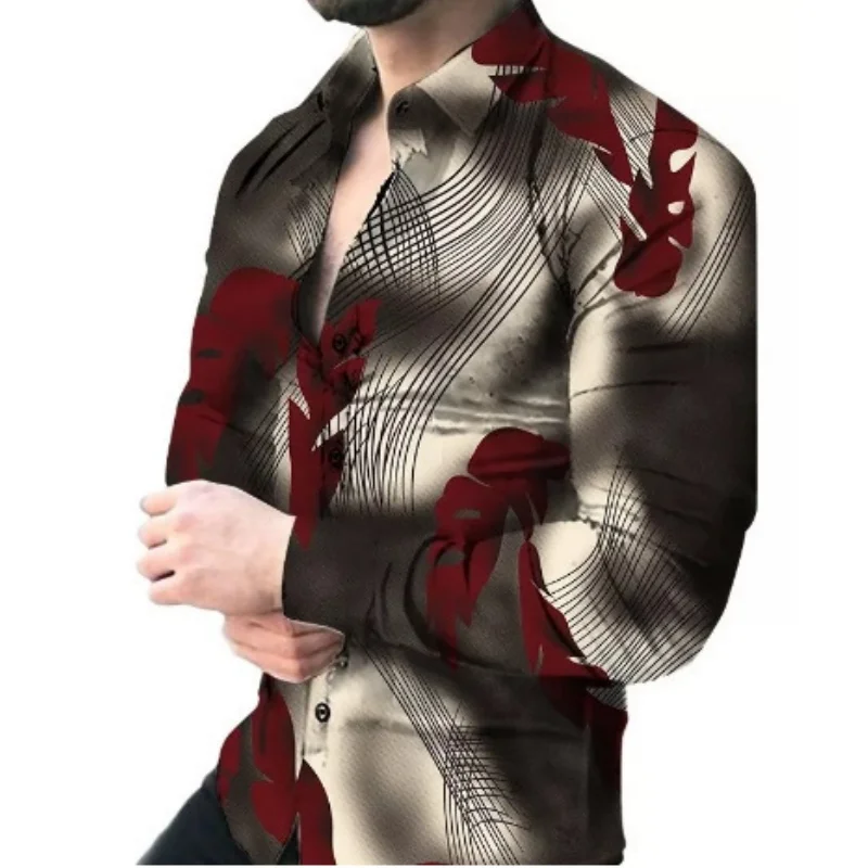 Men's Fashion Long Sleeve Shirts Feather 3D Tiger Pattern Printed Shirts Casual Beach Blouse Cuba Lapels Blouse Long Sleeve Tops
Men's Fashion Long Sleeve Shirts Feather 3D Tiger Pattern Printed Shirts Casual Beach Blouse Cuba Lapels Blouse Long Sleeve Tops