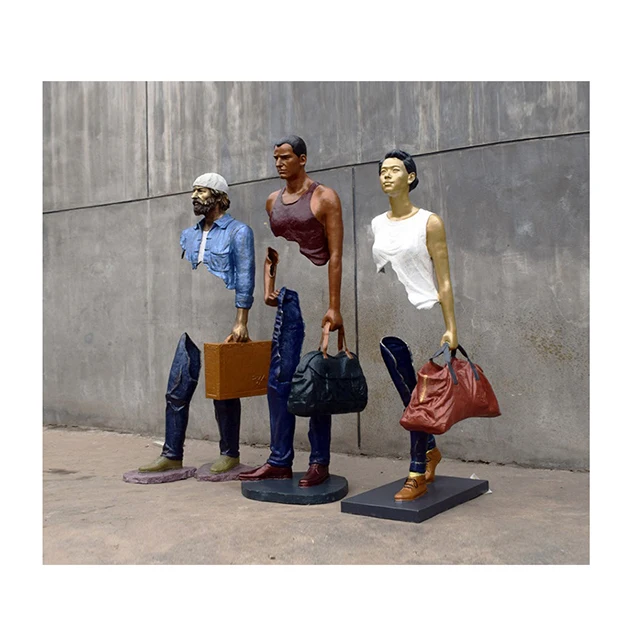 Modern art life size bronze statue custom factory square park garden outdoor decorative metal handicrafts humanoid sculpture
Modern art life size bronze statue custom factory square park garden outdoor decorative metal handicrafts humanoid sculpture