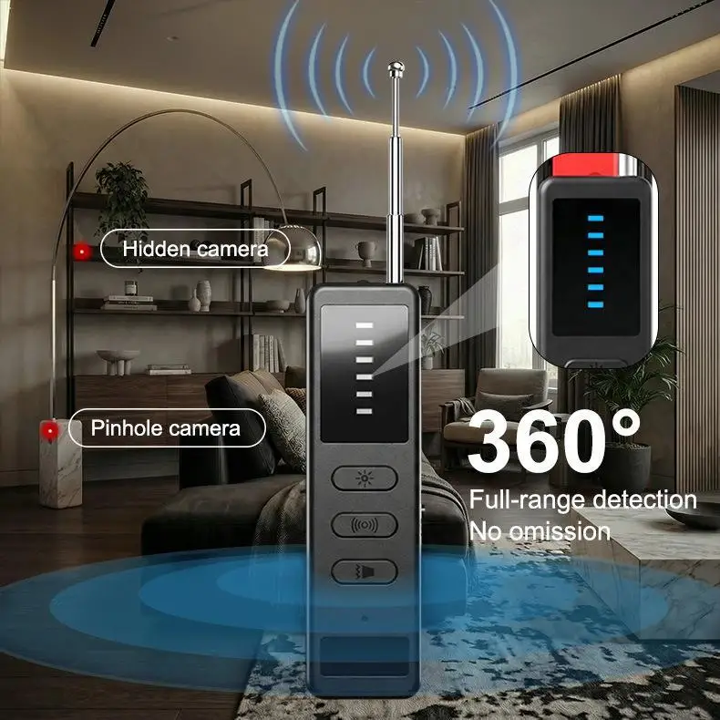 Wireless Signal Detector Anti Eavesdropping Anti GPS Positioning Tracking Anti Spy Photography And Anti Listening Detector
Wireless Signal Detector Anti Eavesdropping Anti GPS Positioning Tracking Anti Spy Photography And Anti Listening Detector