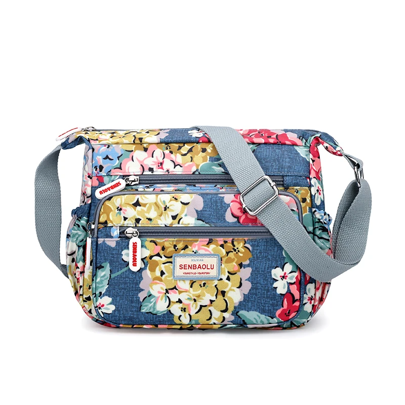 Women's Casual Floral Print Shoulder Bag Large-capacity Casual Multi-layer Crossbody Bag for Ladies Nylon Commute Female Handbag
Women's Casual Floral Print Shoulder Bag Large-capacity Casual Multi-layer Crossbody Bag for Ladies Nylon Commute Female Handbag