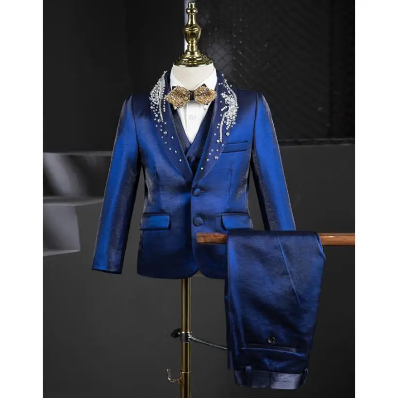 New High-End Children's Prom Suits Wedding Birthday Party Kids Piano Performance Boy's Blazer Sets a3966
New High-End Children's Prom Suits Wedding Birthday Party Kids Piano Performance Boy's Blazer Sets a3966