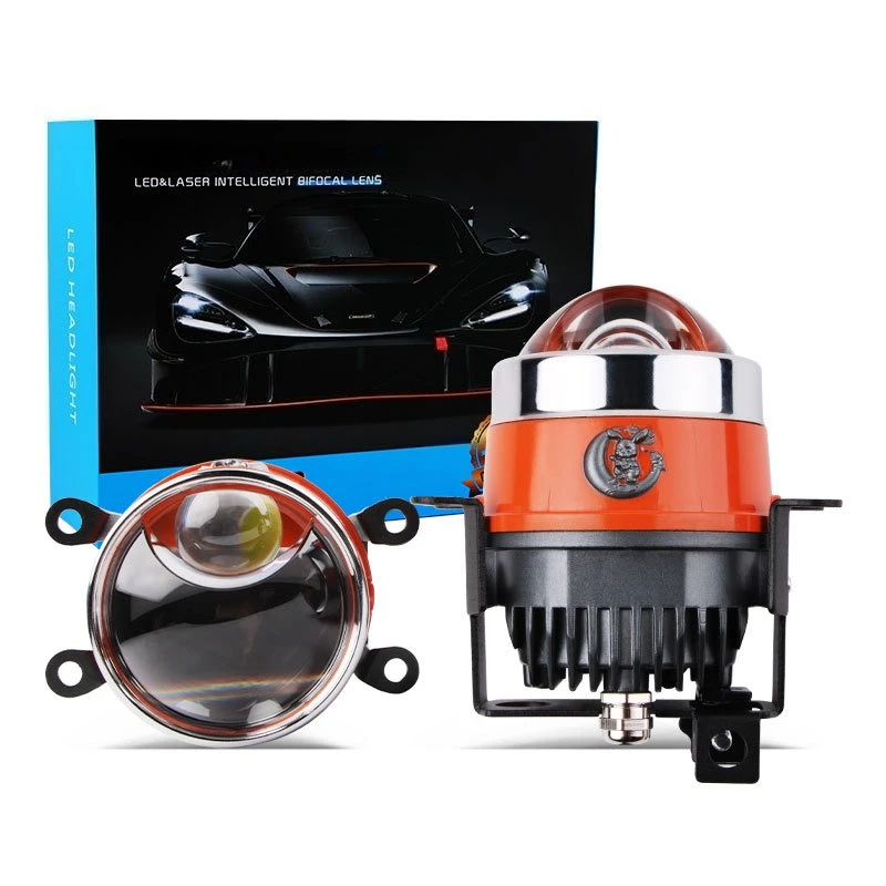 3 Inch Bi LED Projector Fog Light with Halo Ring, Laser Direct Beam High Power Waterproof LED Front Fog Lamp Yellow High Low
3 Inch Bi LED Projector Fog Light with Halo Ring, Laser Direct Beam High Power Waterproof LED Front Fog Lamp Yellow High Low