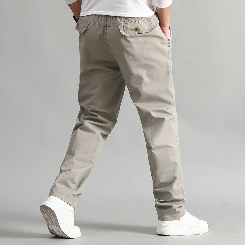 Autumn Casual Cotton Workwear Pants Men Loose Straight Cargo Pants Elastic Work Trousers Brand Joggers Male Super Large Size 6XL
Autumn Casual Cotton Workwear Pants Men Loose Straight Cargo Pants Elastic Work Trousers Brand Joggers Male Super Large Size 6XL