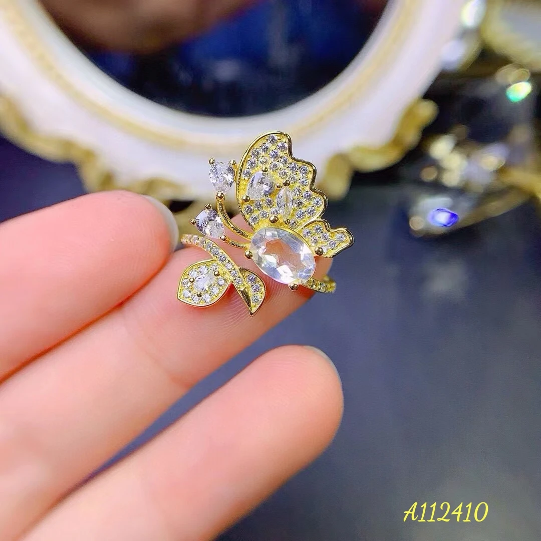 Fine Jewelry Natural Moonstone Butterfly Shaped Women's Ring S925 Pure Silver Exquisite Inlaid Full clarity Gem Support Testing
Fine Jewelry Natural Moonstone Butterfly Shaped Women's Ring S925 Pure Silver Exquisite Inlaid Full clarity Gem Support Testing