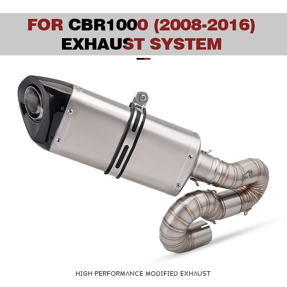 Для выхлопной трубы мотоцикла среднего звена CBR1000RR CBR 1000RR с карбоновым глушителем
Для выхлопной трубы мотоцикла среднего звена CBR1000RR CBR 1000RR с карбоновым глушителем