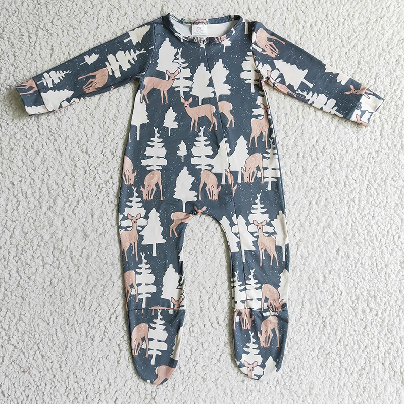 Merry Christmas Deer Tree Baby Boy Girl Long Sleeves Toddler Romper Newborn Infant Children Kids Holiday Zipper Footie Jumpsuit
Merry Christmas Deer Tree Baby Boy Girl Long Sleeves Toddler Romper Newborn Infant Children Kids Holiday Zipper Footie Jumpsuit