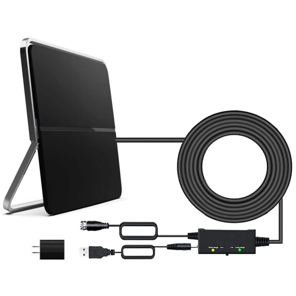 TV Antenna for Smart TV/VHF UHF Indoor Flat Digital HDTV Antenna for Smart TV HD 4K 1080p Free Channel with Signal Booster
TV Antenna for Smart TV/VHF UHF Indoor Flat Digital HDTV Antenna for Smart TV HD 4K 1080p Free Channel with Signal Booster