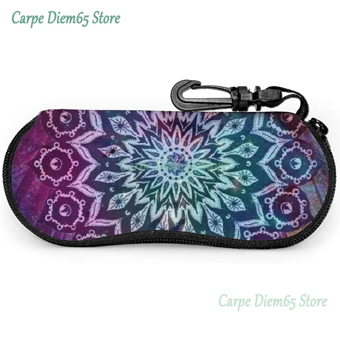 Purple Bohemia Sunglasses Soft Case Ultra Light Neoprene Zipper Eyeglass Case with Belt Clip
Purple Bohemia Sunglasses Soft Case Ultra Light Neoprene Zipper Eyeglass Case with Belt Clip
