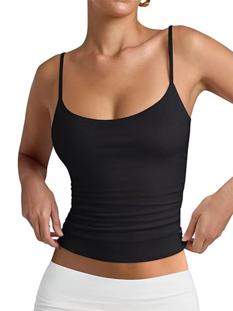 In Stock Best-Selling New Type European and American Style Women Low round Neck Vest Adjustable Camisole Summer Sleeveless Top
In Stock Best-Selling New Type European and American Style Women Low round Neck Vest Adjustable Camisole Summer Sleeveless Top