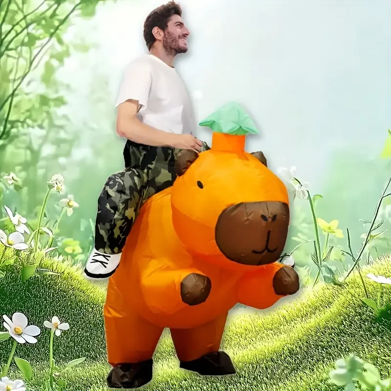 Надувной костюм капибары на Хэллоуин, надувной костюм капибары, наряд для косплея, подходит для Хэллоуина, косплей-вечеринки
Надувной костюм капибары на Хэллоуин, надувной костюм капибары, наряд для косплея, подходит для Хэллоуина, косплей-вечеринки