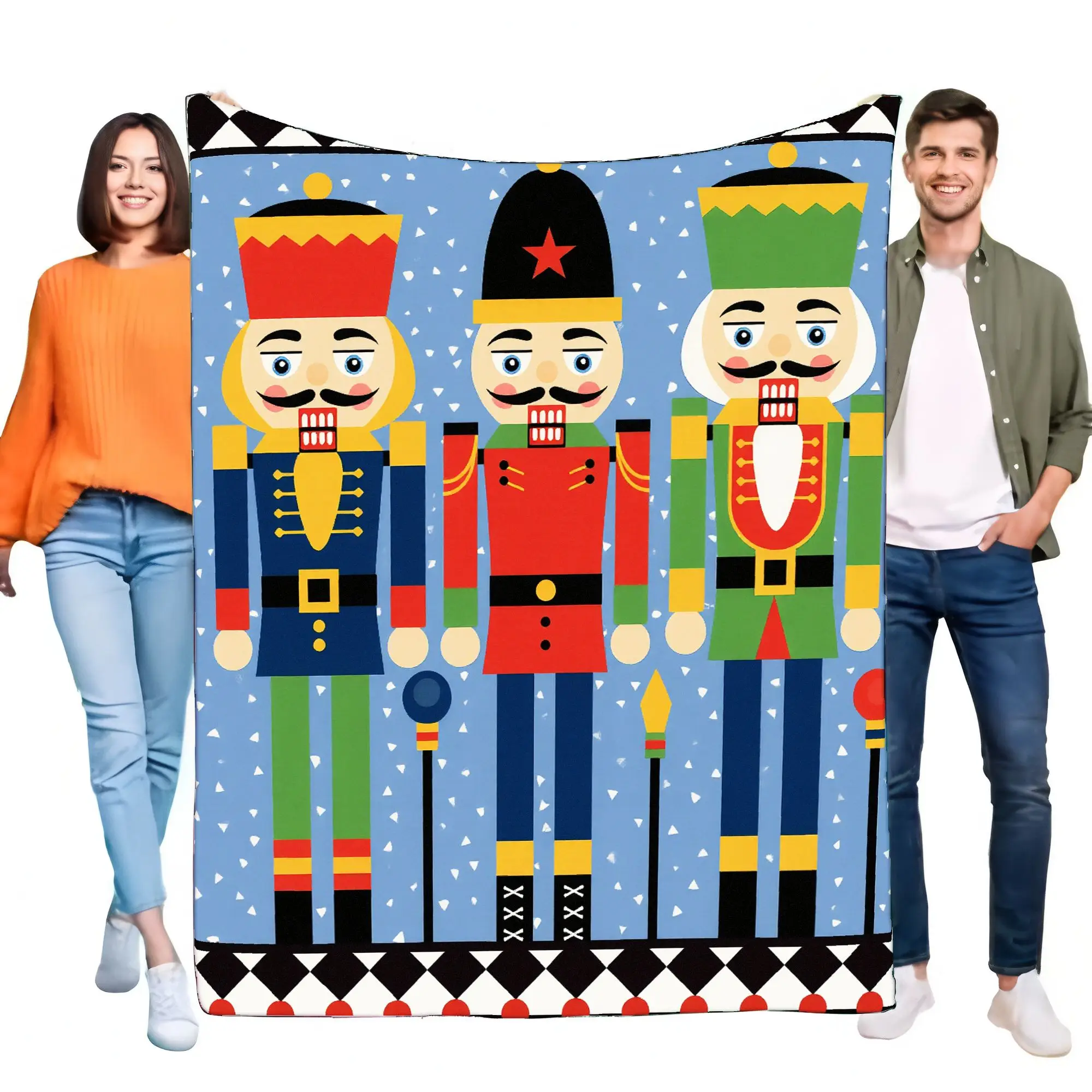 Nutcracker Holiday Blanket Cozy Soft Sofa Throw for Kids and Adults, Perfect for Christmas Decor and Gift, Lightweight Warm Comf
Nutcracker Holiday Blanket Cozy Soft Sofa Throw for Kids and Adults, Perfect for Christmas Decor and Gift, Lightweight Warm Comf