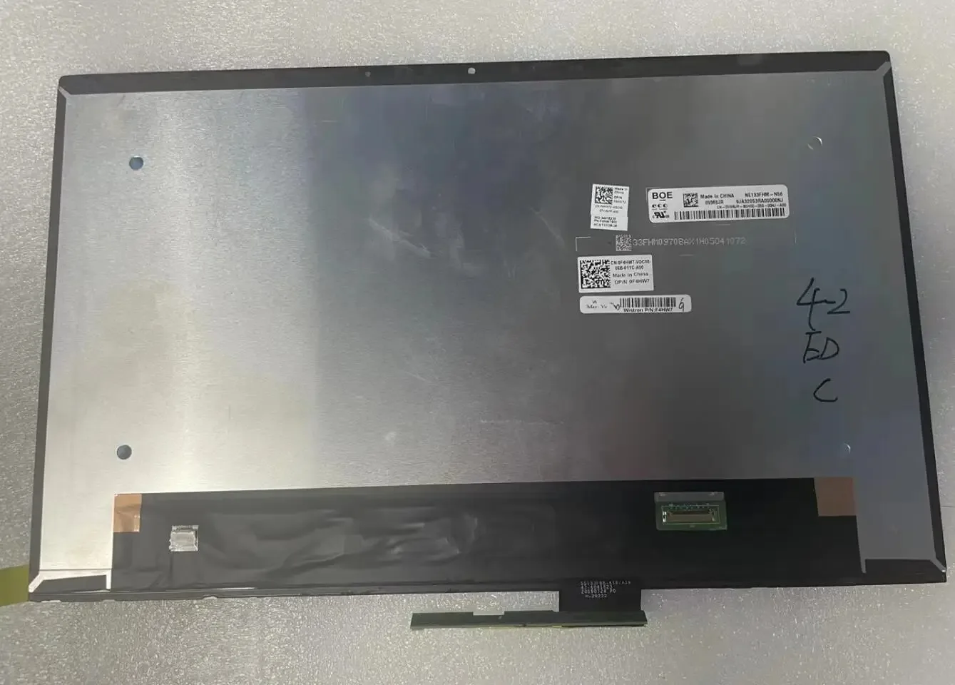 NE133FHM-N56 N133HCG-G73 13.3Inch Laptop Slim LCD Display for DELL Latitude 5320 Screen Panel inspiron 7300 2n1 1920*1080
NE133FHM-N56 N133HCG-G73 13.3Inch Laptop Slim LCD Display for DELL Latitude 5320 Screen Panel inspiron 7300 2n1 1920*1080
