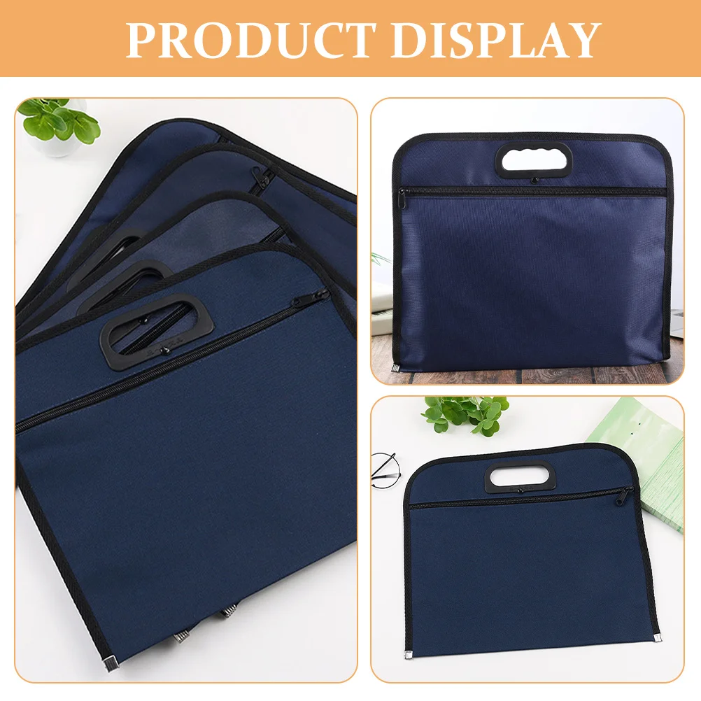 5Pcs Waterproof Oxford Cloth File Bag Portable Document Organizer Zipper Folder for Office Travel Use File Bag for Documents
5Pcs Waterproof Oxford Cloth File Bag Portable Document Organizer Zipper Folder for Office Travel Use File Bag for Documents