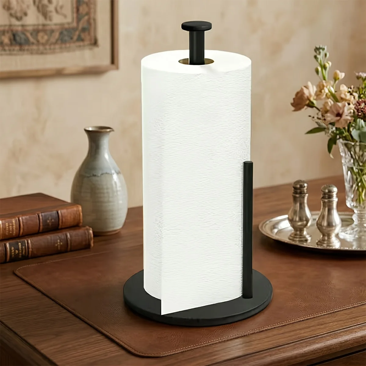 Countertop Stainless Steel Paper Towel Stand, Anti-tip Weighted Base Design, Multifunctional Heavy Duty Kitchen Organizer
Countertop Stainless Steel Paper Towel Stand, Anti-tip Weighted Base Design, Multifunctional Heavy Duty Kitchen Organizer