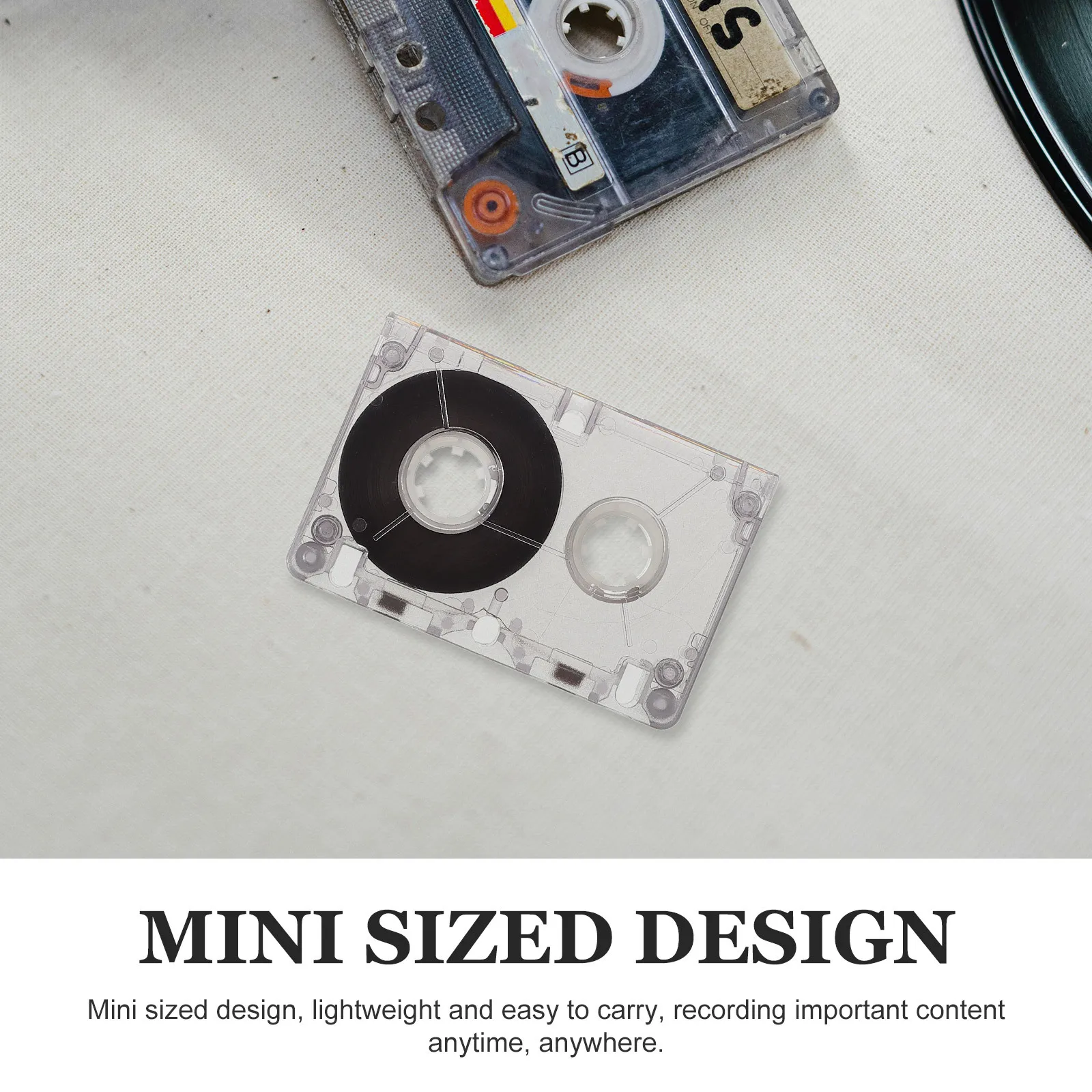 2Pcs Mini Blank Cassette Tapes 60 Minute High Capacity Voice Recording Tape for Interview Speech Music Audio Vintage Cassette
2Pcs Mini Blank Cassette Tapes 60 Minute High Capacity Voice Recording Tape for Interview Speech Music Audio Vintage Cassette