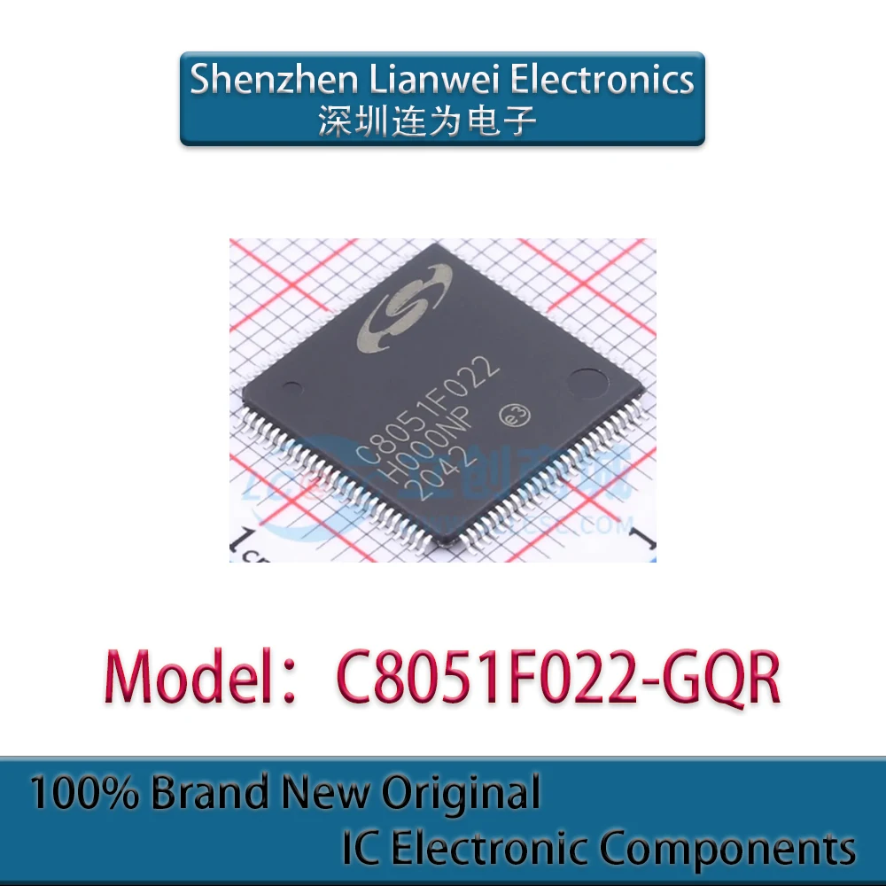 100% New Original C8051F022 C8051F022-GQR IC MCU Chipset TQFP-100
100% New Original C8051F022 C8051F022-GQR IC MCU Chipset TQFP-100