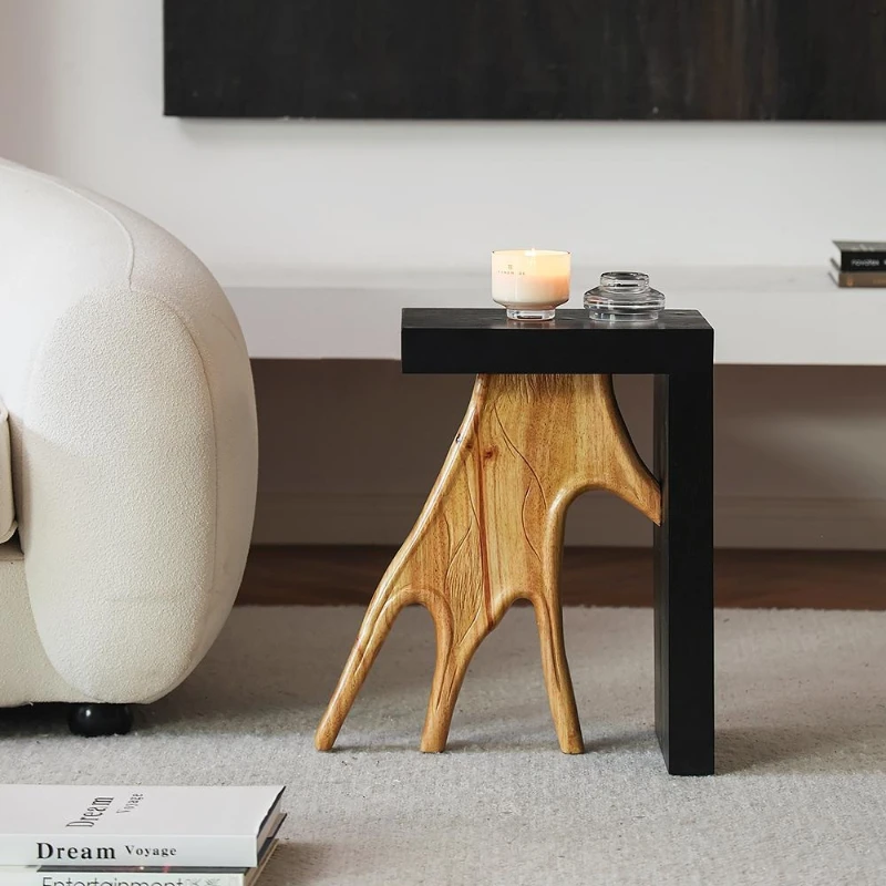 Antlers coffee table edge few designer new solid wood art living room sofa corner few movable small table
Antlers coffee table edge few designer new solid wood art living room sofa corner few movable small table