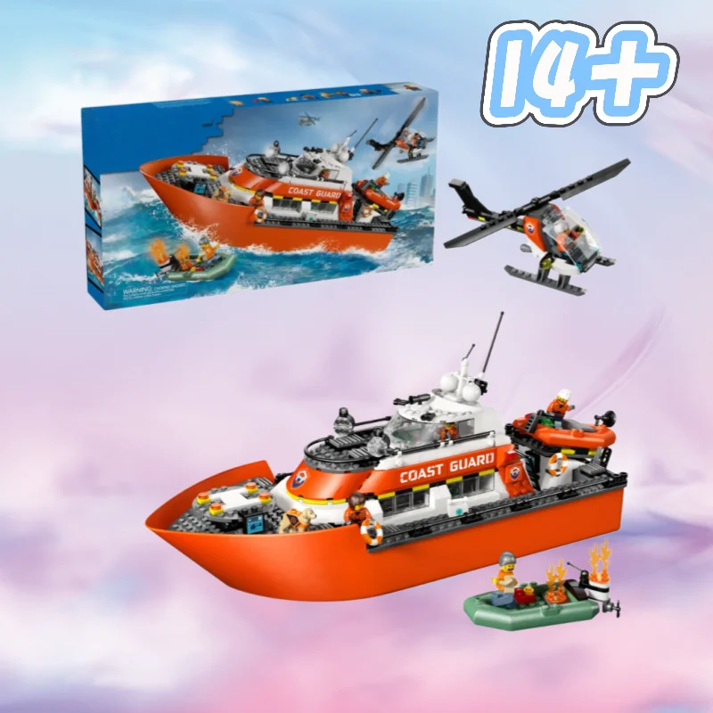 New Arrival Coast Guard Model Toys Rescue Boat & Helicopter 60504 Building Blocks Set 742PCS Home Decor Friends Birthday Gifts
New Arrival Coast Guard Model Toys Rescue Boat & Helicopter 60504 Building Blocks Set 742PCS Home Decor Friends Birthday Gifts