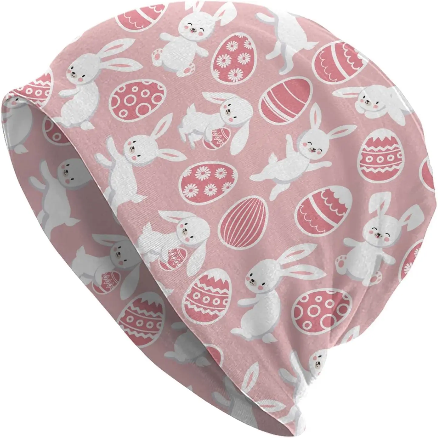 Pink Easter Bunny and Eggs Pattern Beanie Chemo Hat Cancer Headwear Knitted Hats Baggy Slouchy Scarf Cap for Adults Women Girl
Pink Easter Bunny and Eggs Pattern Beanie Chemo Hat Cancer Headwear Knitted Hats Baggy Slouchy Scarf Cap for Adults Women Girl
