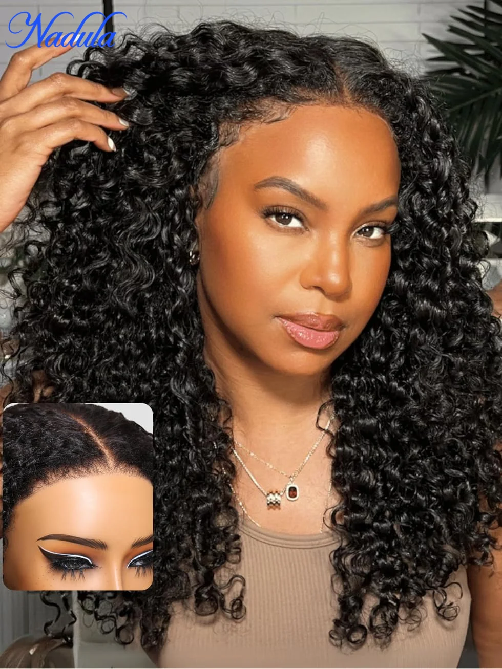 Nadula Hair 7x5 Lace Closure Bye Bye Knots Glueless Wigs With 4C Curly Baby Hair Jerry Curly Put On and Go Glueless Human Hair
Nadula Hair 7x5 Lace Closure Bye Bye Knots Glueless Wigs With 4C Curly Baby Hair Jerry Curly Put On and Go Glueless Human Hair