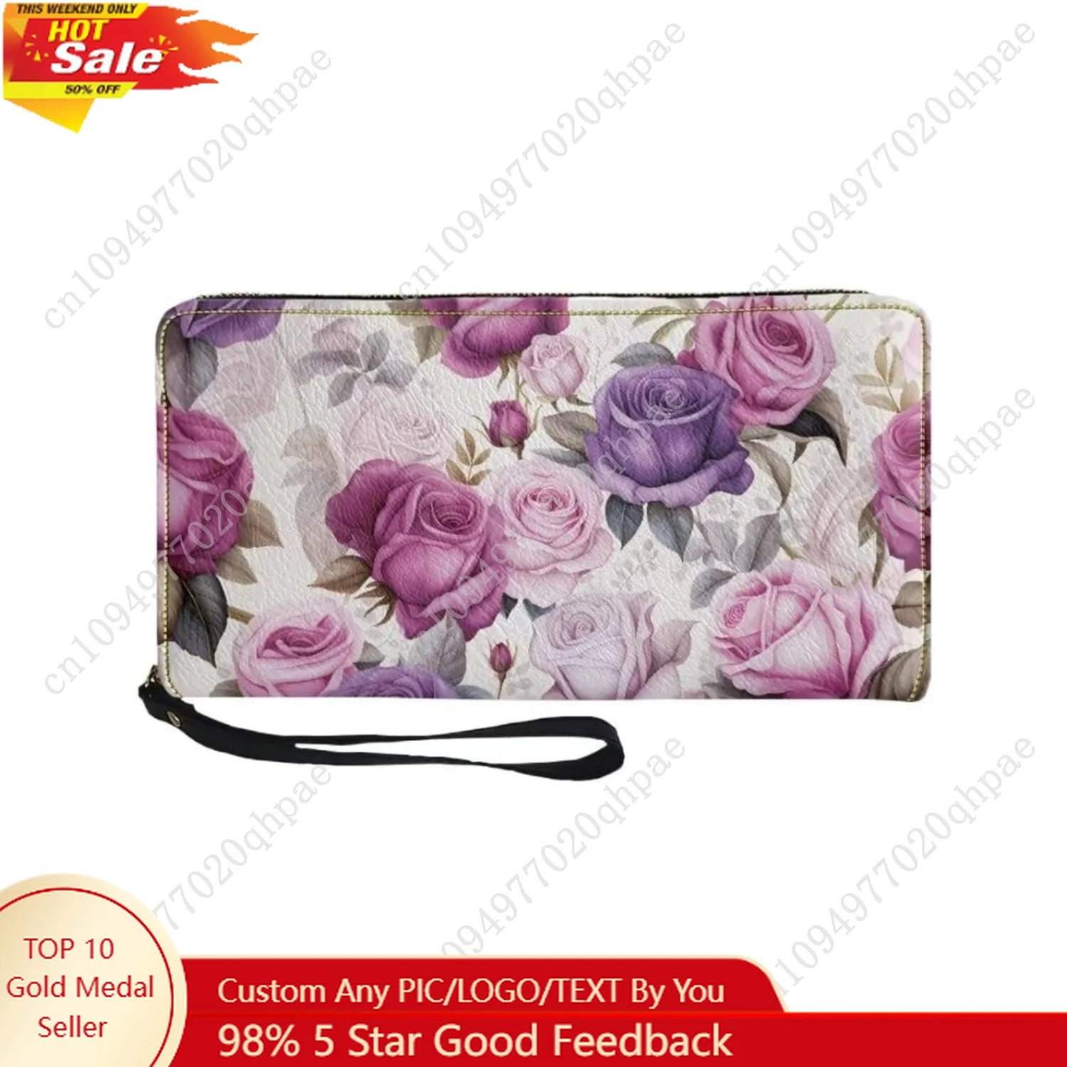 Fashion Leather Wallet Pink Purple Rose Long Purse Large Credit Card Clutch Wallets for Women Ladies Portable Storage Bag
Fashion Leather Wallet Pink Purple Rose Long Purse Large Credit Card Clutch Wallets for Women Ladies Portable Storage Bag