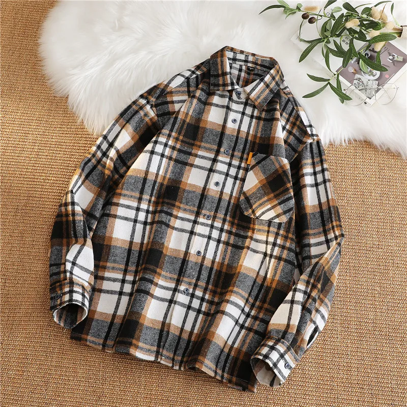 Модная свободная мужская рубашка в клетку с воротником для подростков, демисезонная повседневная верхняя одежда из дышащего полиэстера...
Модная свободная мужская рубашка в клетку с воротником для подростков, демисезонная повседневная верхняя одежда из дышащего полиэстера...