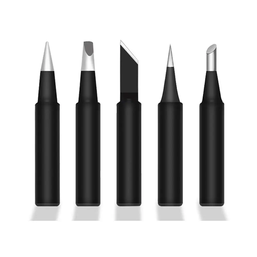 5Pcs 900M-T Pure Copper Soldering Iron Tip Lead-free Solder Tips Welding Head BGA Soldering Tools Branding Iron
5Pcs 900M-T Pure Copper Soldering Iron Tip Lead-free Solder Tips Welding Head BGA Soldering Tools Branding Iron