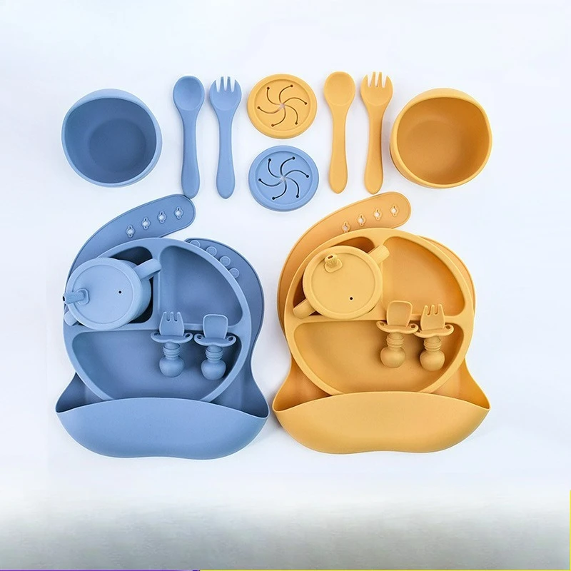 Children's 8-piece Silicone Fork Spoon Bib Study Drink Cup Silicone Tableware Set
Children's 8-piece Silicone Fork Spoon Bib Study Drink Cup Silicone Tableware Set