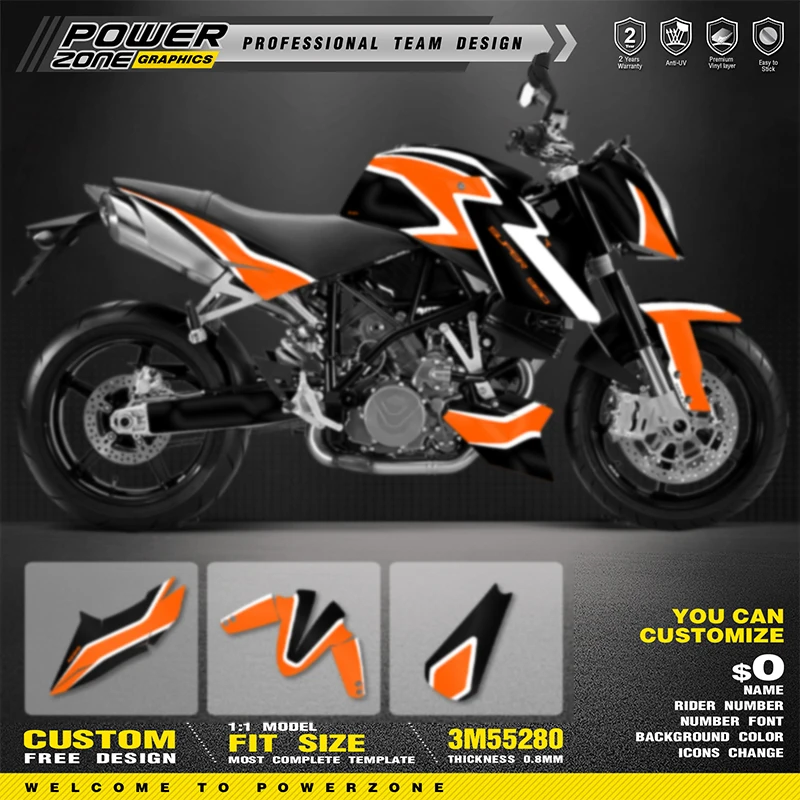 PowerZone пользовательские графические фоны для команды, наклейки, комплект наклеек для KTM 2005-2016 DUKE 990 2007-2013 990R мотоцикла SUPERMOTO 03
PowerZone пользовательские графические фоны для команды, наклейки, комплект наклеек для KTM 2005-2016 DUKE 990 2007-2013 990R мотоцикла SUPERMOTO 03
