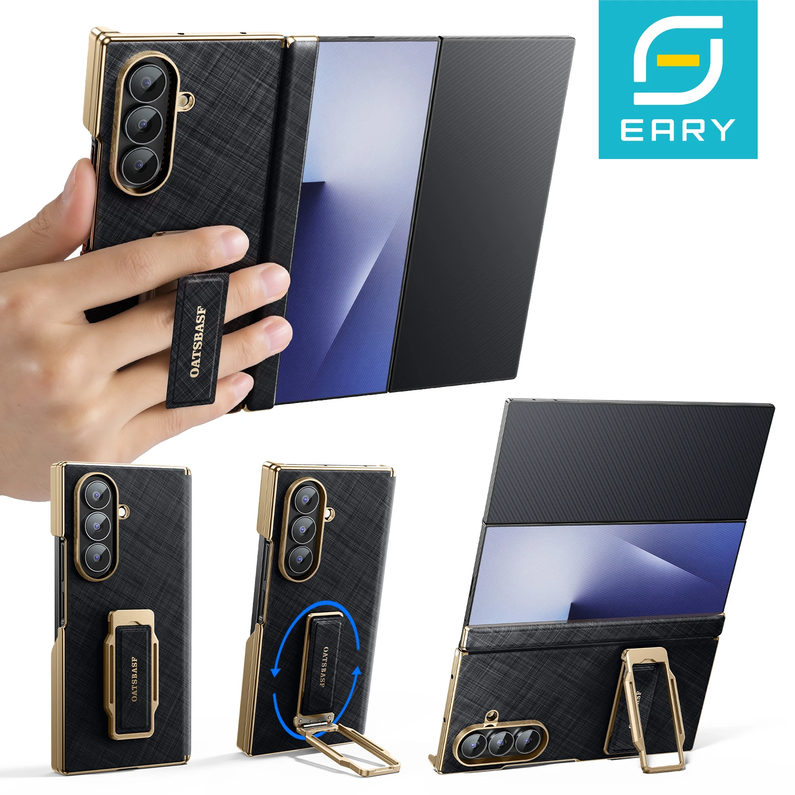 Чехол Eary для Samsung Galaxy Z TriFold из кожи с ремешком и подставкой, 360 градусов ° Вращающийся противоударный чехол для телефона с защитой от падений, тонкий
Чехол Eary для Samsung Galaxy Z TriFold из кожи с ремешком и подставкой, 360 градусов ° Вращающийся противоударный чехол для телефона с защитой от падений, тонкий