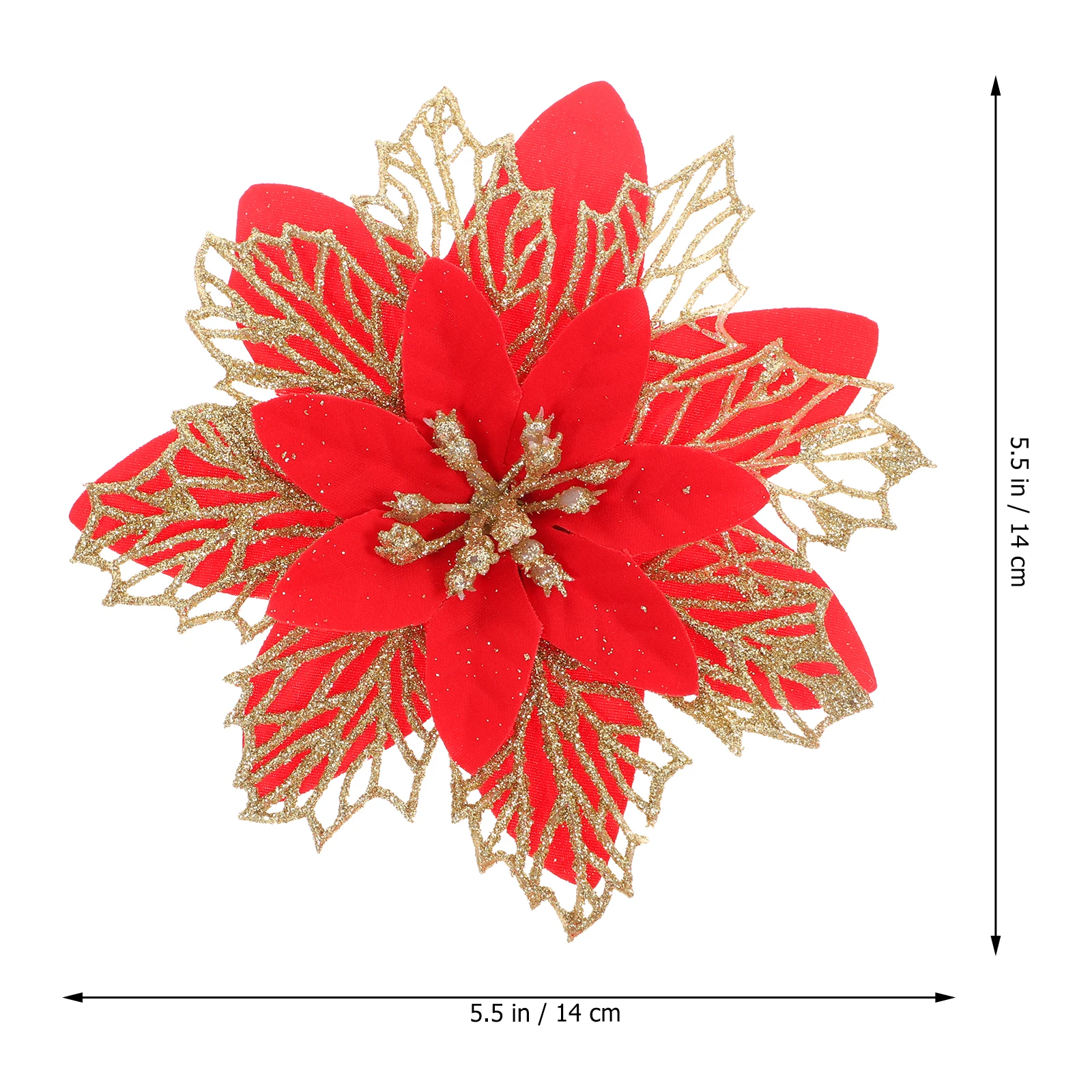 6 Pcs Christmas Simulated Flowers Tree Ornaments Holiday Artificial for Decoration Winter Red
6 Pcs Christmas Simulated Flowers Tree Ornaments Holiday Artificial for Decoration Winter Red